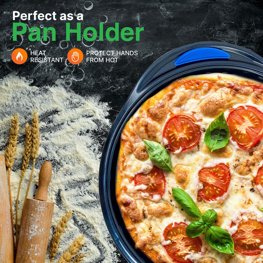 product image number 3 for NutriChef Blue Silicone Handles