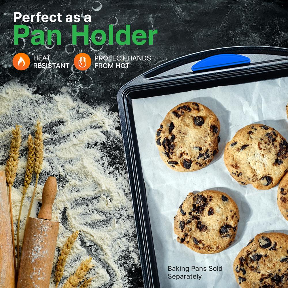 product image number 3 for NutriChef Blue Silicone Handles