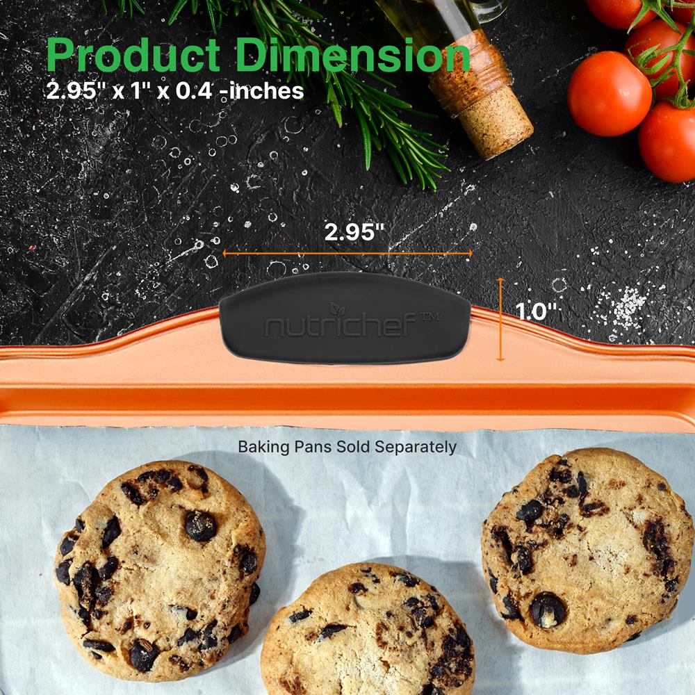 product image number 2 for NutriChef Black Silicone Handles