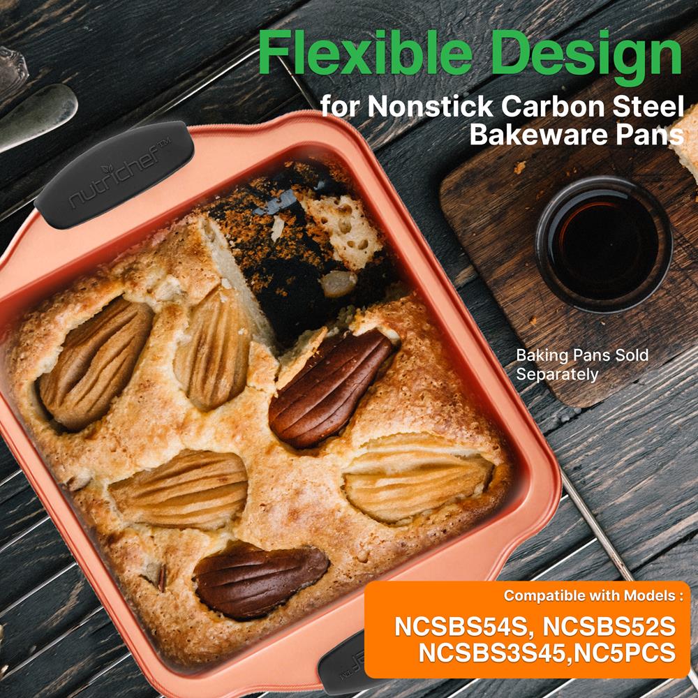 product image number 4 for NutriChef Black Silicone Handles