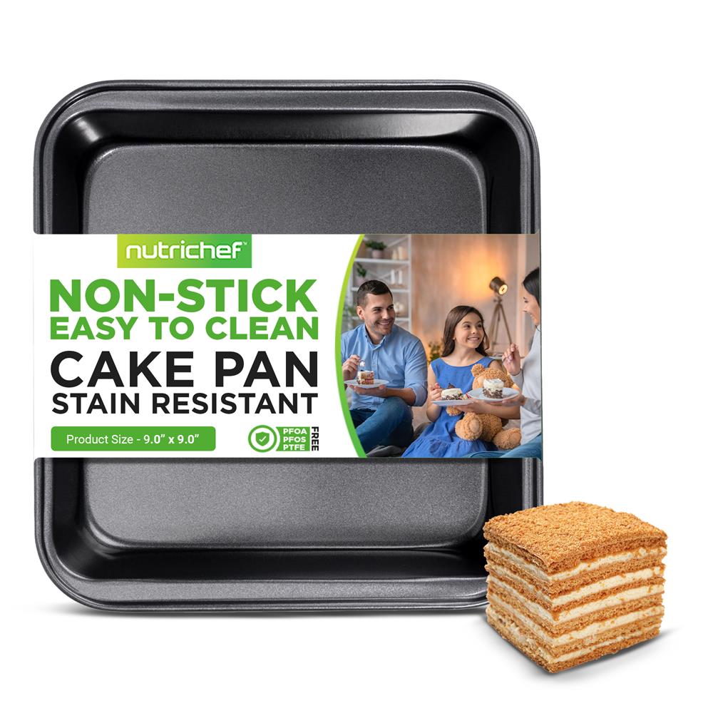 product image number 1 for NutriChef Square Cake Pan