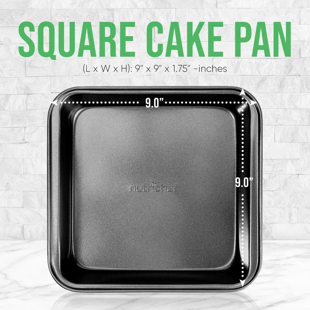 product image number 2 for NutriChef Square Cake Pan