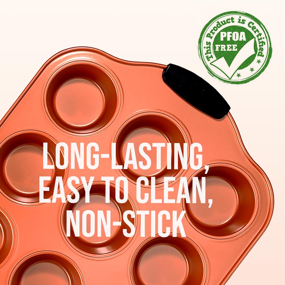 product image number 3 for NutriChef 12 Cup Muffin Pan