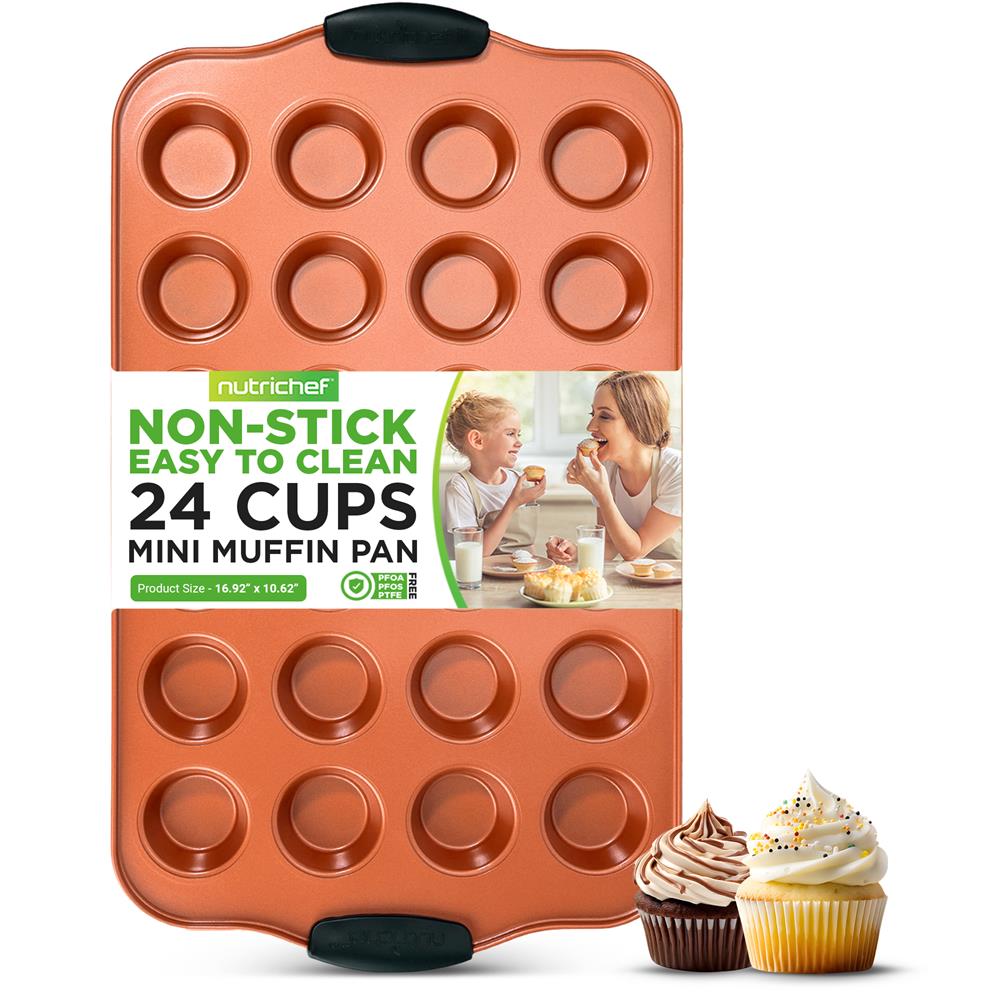 product image number 1 for NutriChef 24 Cup Muffin Pan