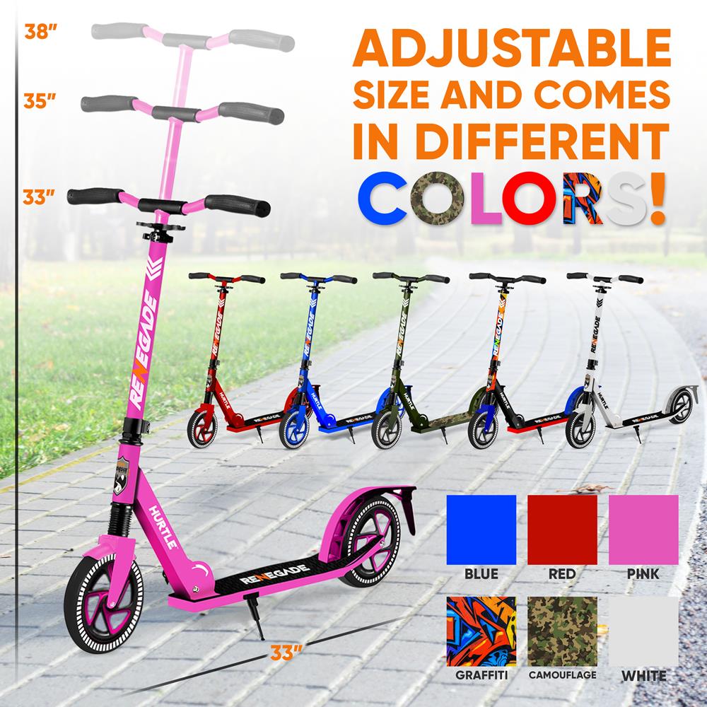 product image number 3 for Hurtle Foldable Kick Scooter