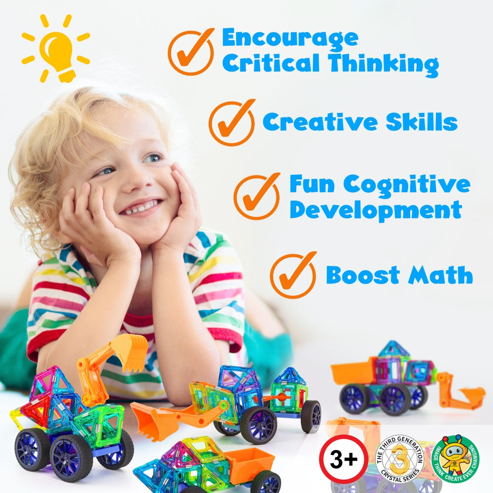 product image number 5 for Hurtle Magnetic Blocks Wheels Set