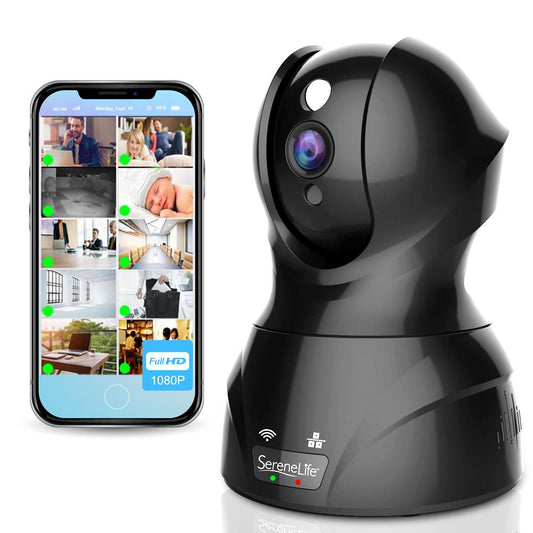 Indoor Wireless IP Camera - 1080p HD, Motion Detection, Night Vision