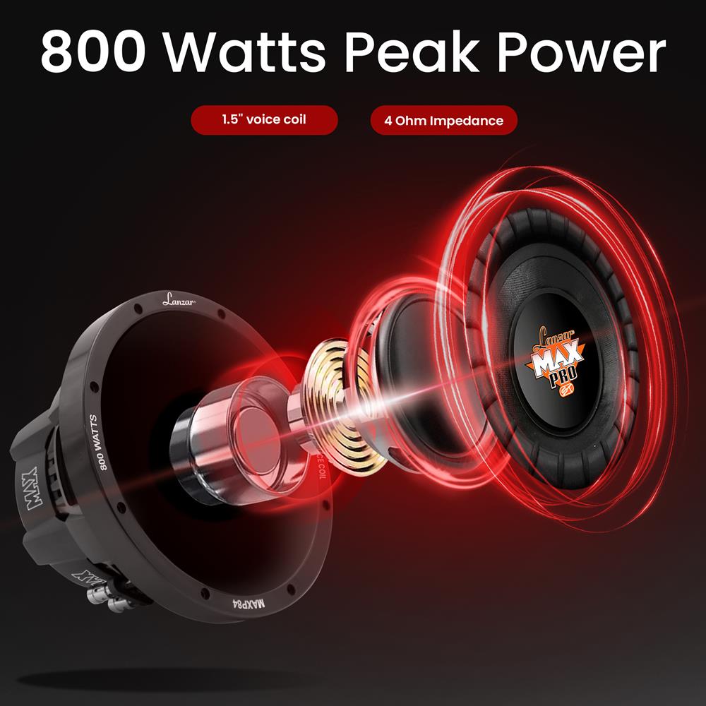 product image number 5 for Lanzar Lanzar 8" Max Woofer