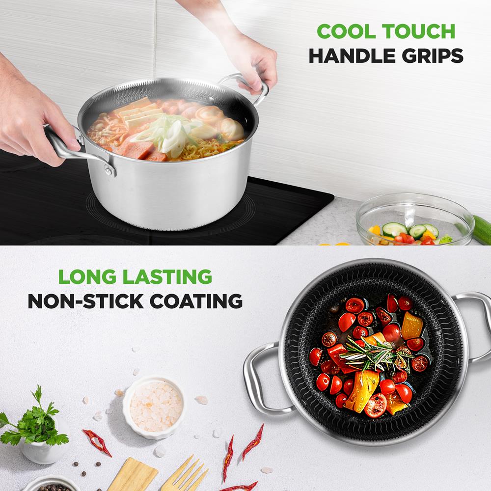 product image number 4 for NutriChef Stainless Steel Stew Pot With Lid