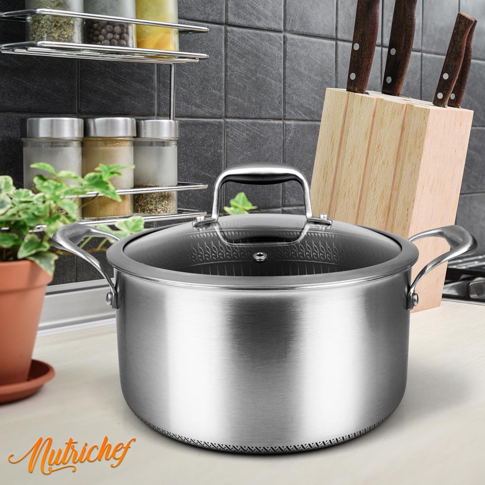 product image number 8 for NutriChef Stainless Steel Stew Pot With Lid