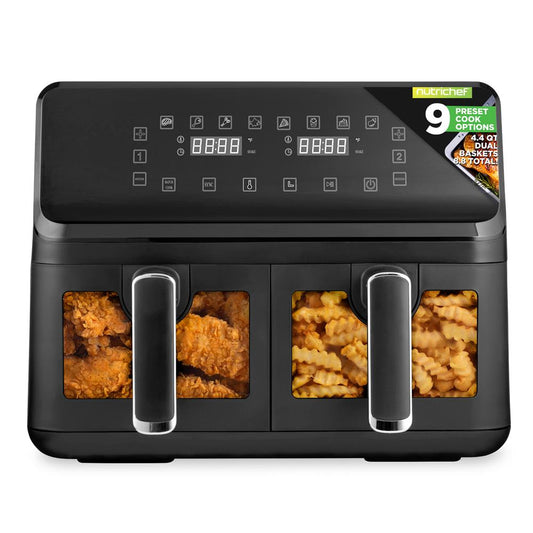 Friteuse à air à double panier de 4,4 Qt