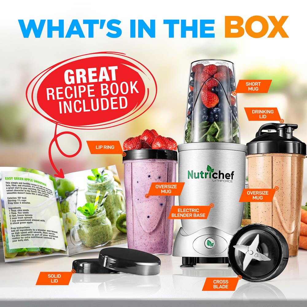 product image number 7 for NutriChef High-Speed Electric Pro Blender