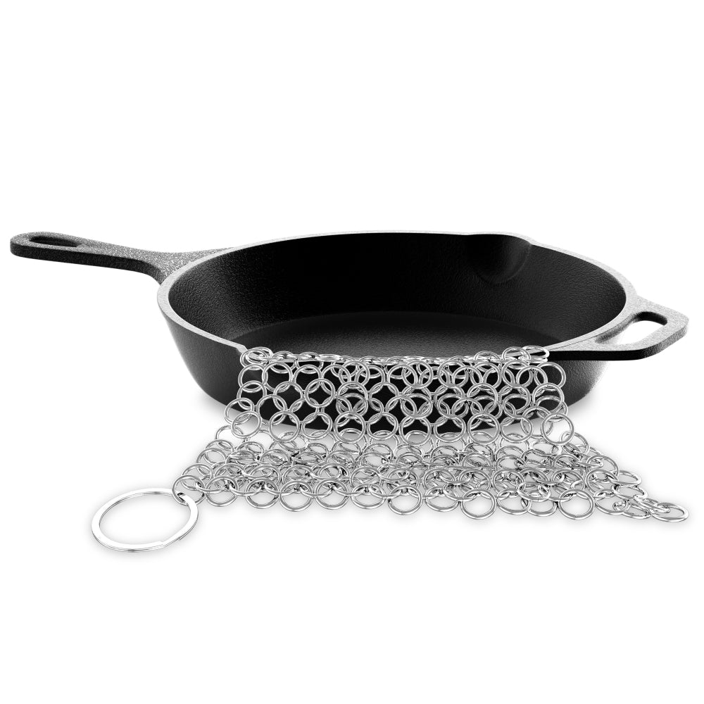 product image number 4 for NutriChef Stainless Steel Cast Iron Cleaner