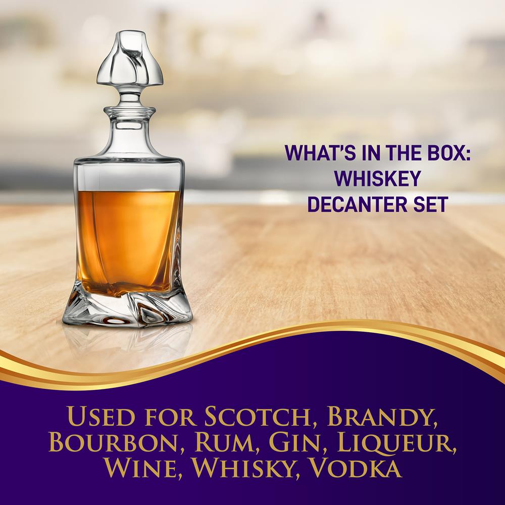 product image number 6 for NutriChef Whiskey Decanter