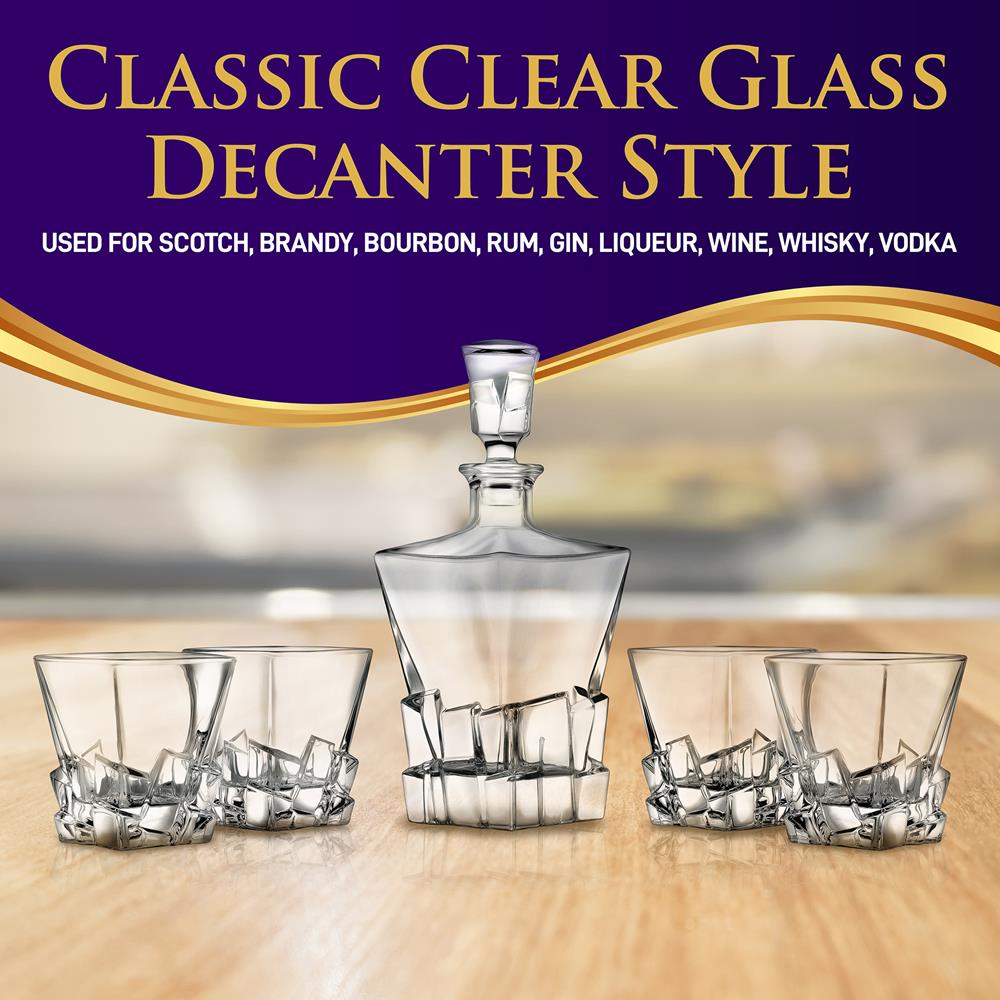 product image number 4 for NutriChef Whiskey Decanter Set