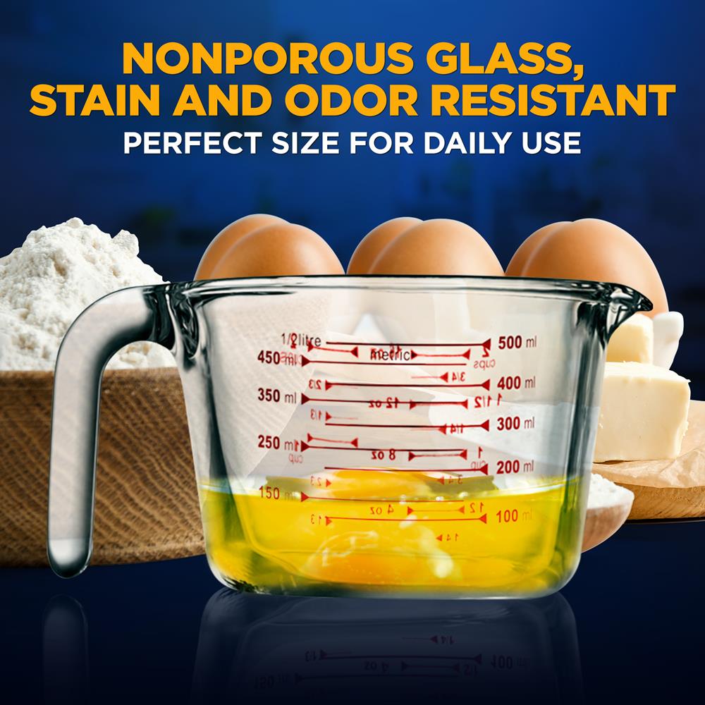 product image number 6 for NutriChef Premium Glass Measuring Cup