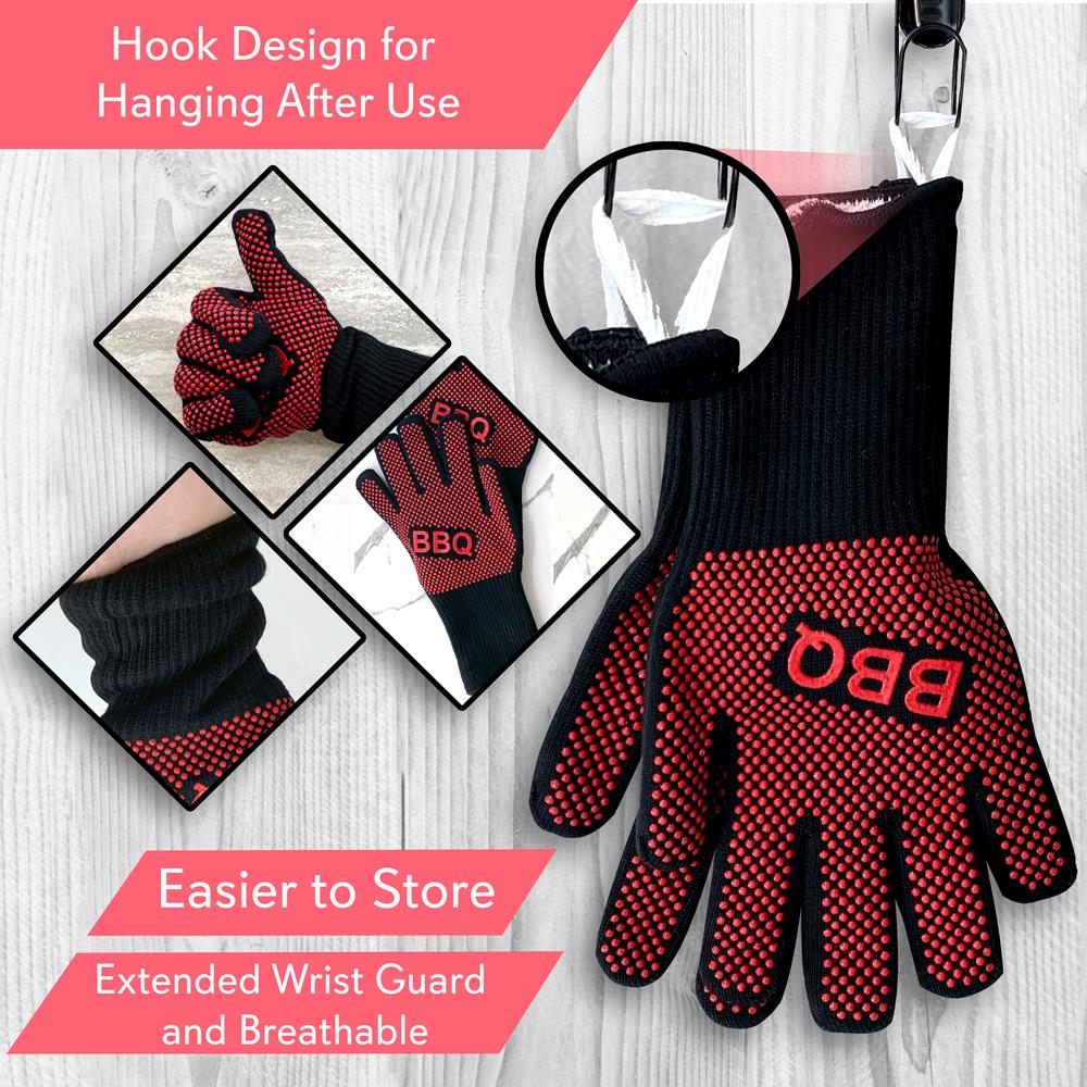 product image number 3 for NutriChef Bbq Grill Gloves