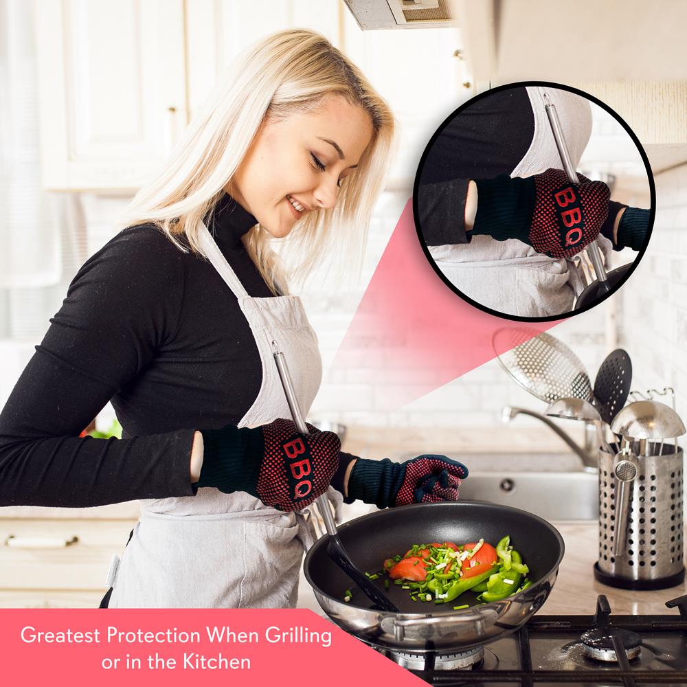 product image number 4 for NutriChef Bbq Grill Gloves