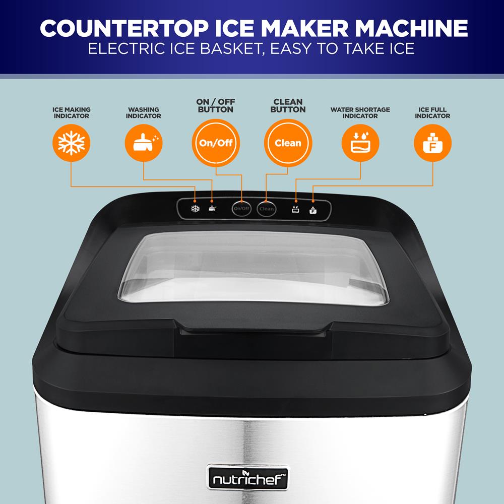 product image number 3 for NutriChef Ice Maker Machine