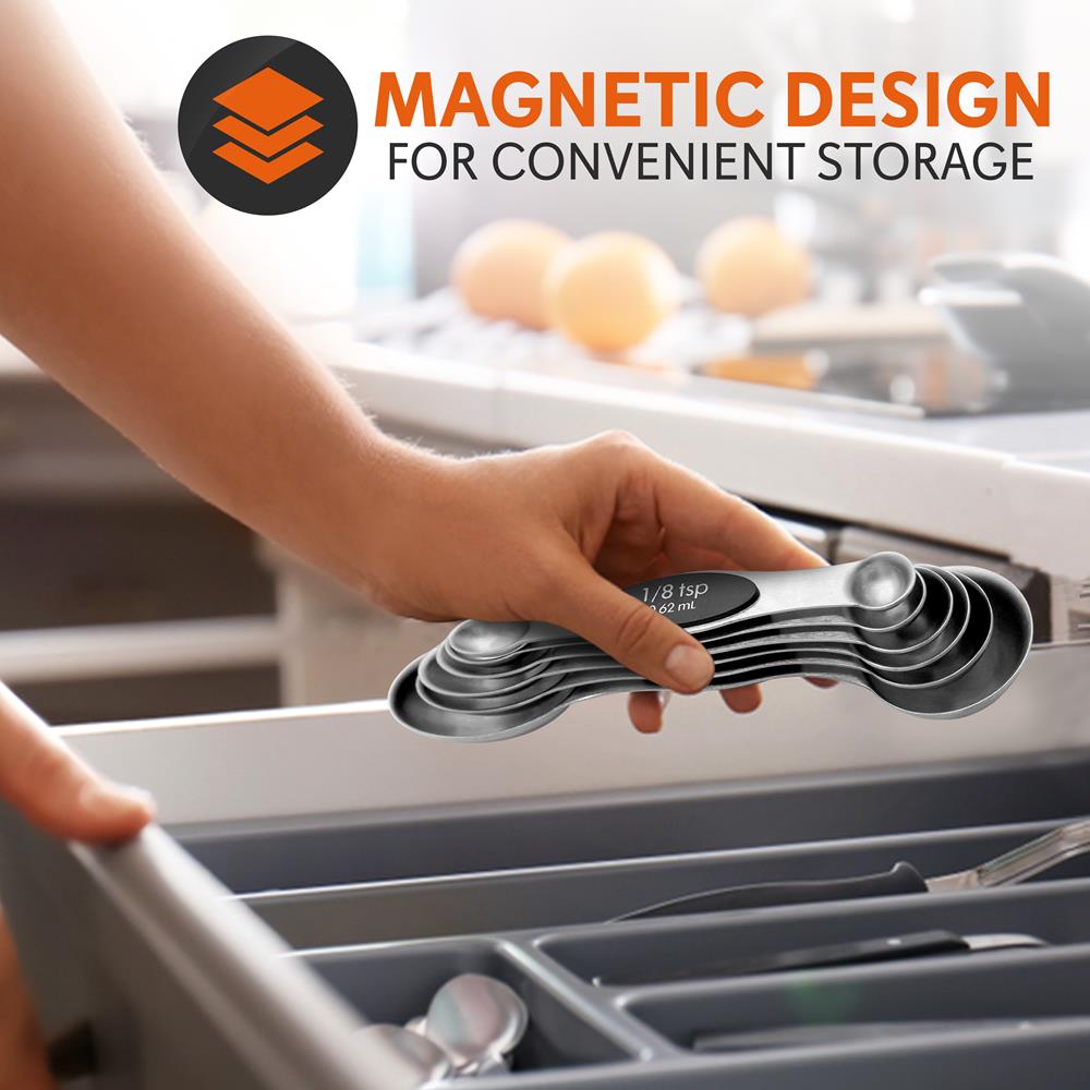 product image number 2 for NutriChef Kitchen Measuring Spoons