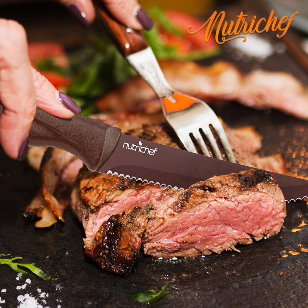 product image number 7 for NutriChef Steak Knives Set