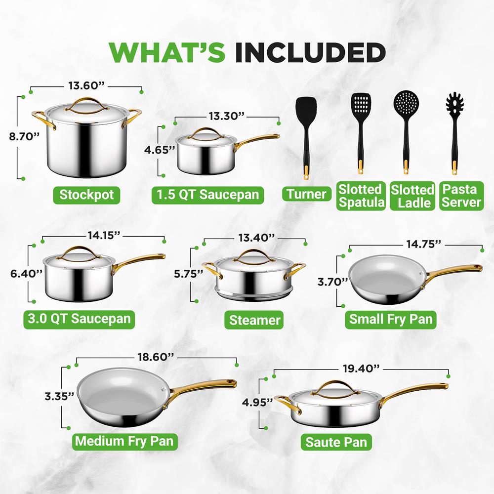 product image number 3 for NutriChef Kitchenware Pots & Pans Set