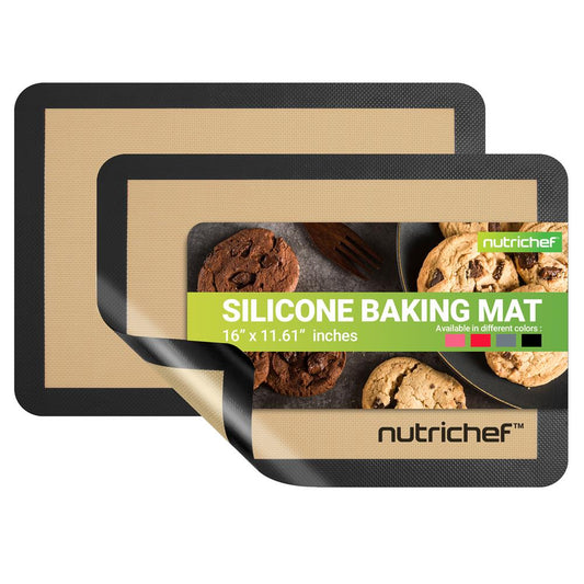 Silicone Baking Mats - Non-stick Reusable Food-Grade - Oven Safe 480°F