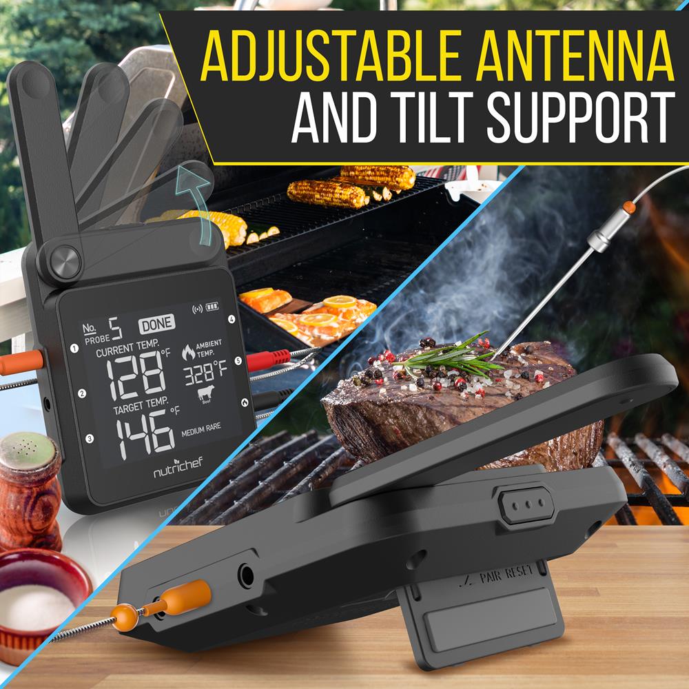 product image number 7 for NutriChef Wifi Wireless Bbq Digital Thermometer