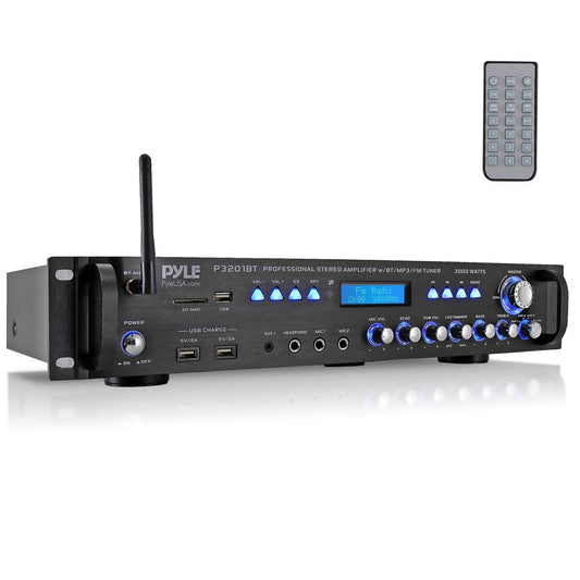 Récepteur amplificateur Bluetooth 3000W Streaming sans fil audio multicanal