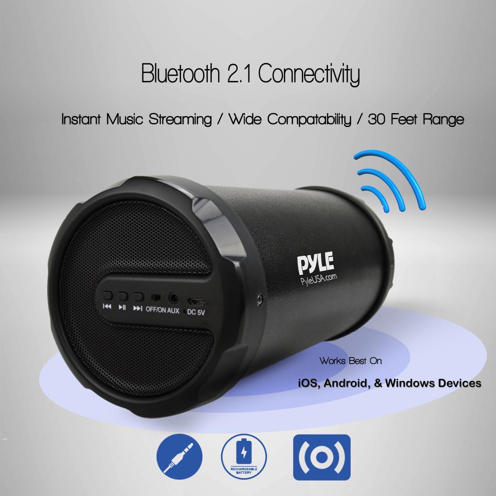 product image number 4 for Pyle Wireless Boombox Tube Speaker System