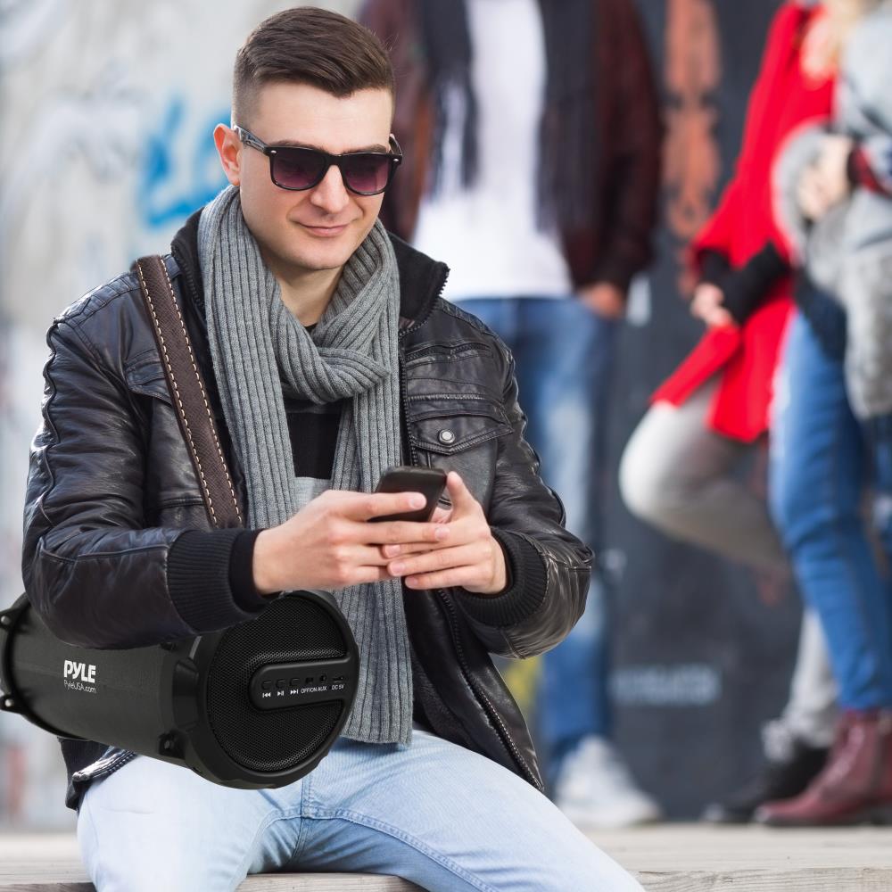 product image number 7 for Pyle Wireless Boombox Tube Speaker System