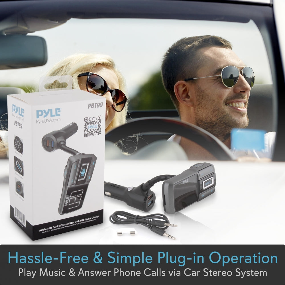 product image number 8 for Pyle Bluetooth Car Adapter With Quick Charge