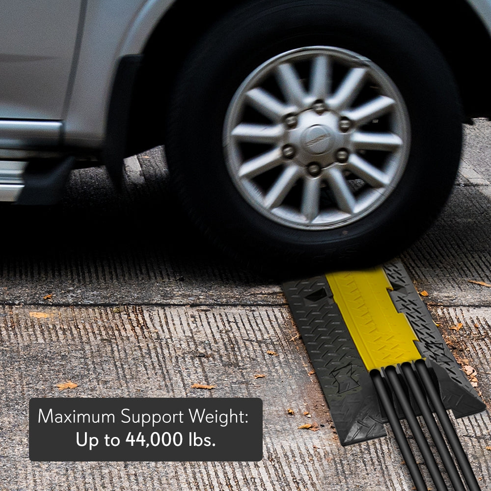 product image number 4 for Pyle Cable Ramp End Caps Finish Pieces, 4-Ch.