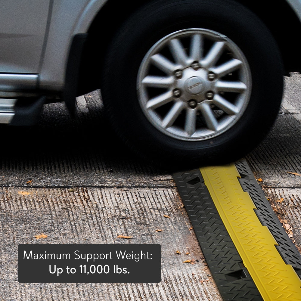 product image number 5 for Pyle Cable Cover Ramp Safety Track, 1-Ch.