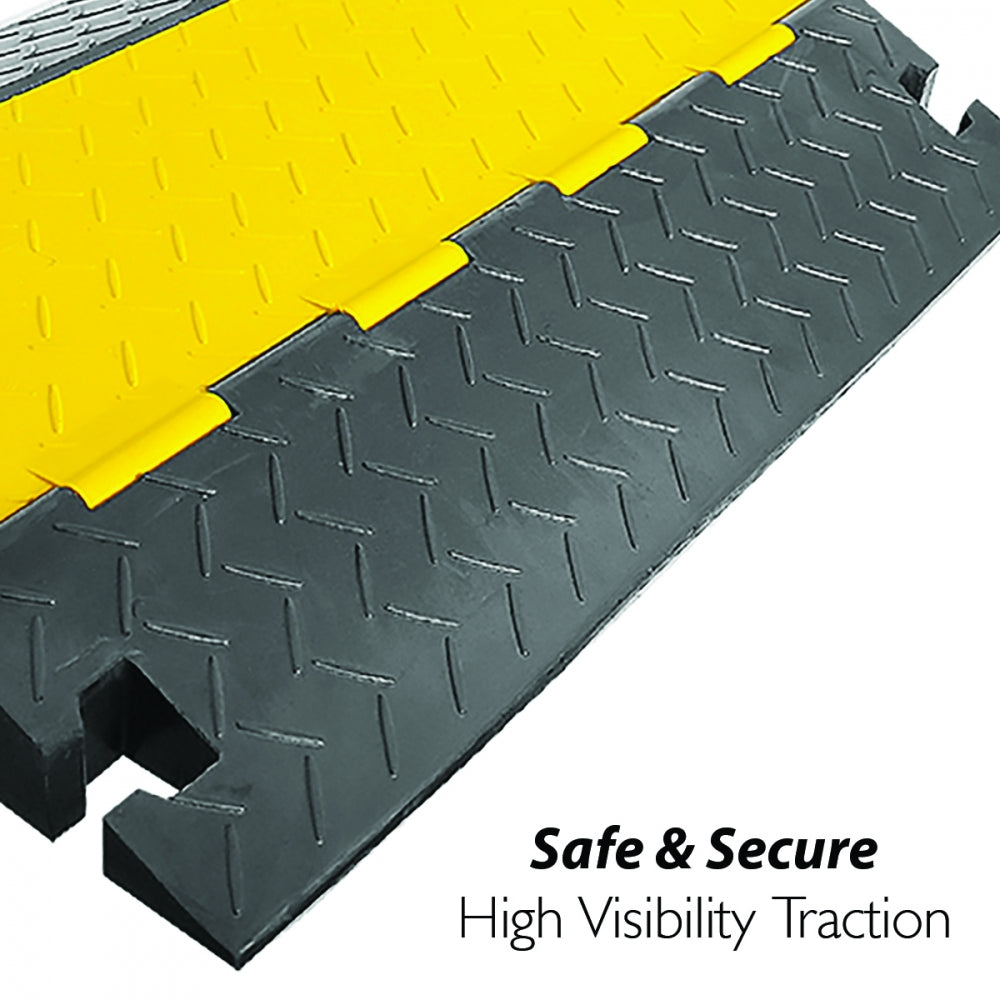 product image number 6 for Pyle Cable Cover Ramp Safety Track, 4-Ch.
