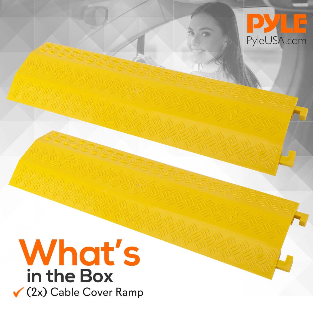 product image number 7 for Pyle Cable Protective Cover Ramp