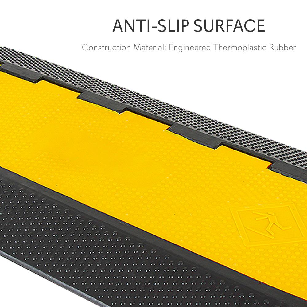 product image number 3 for Pyle Protective Cable & Wire Cover Ramp Track