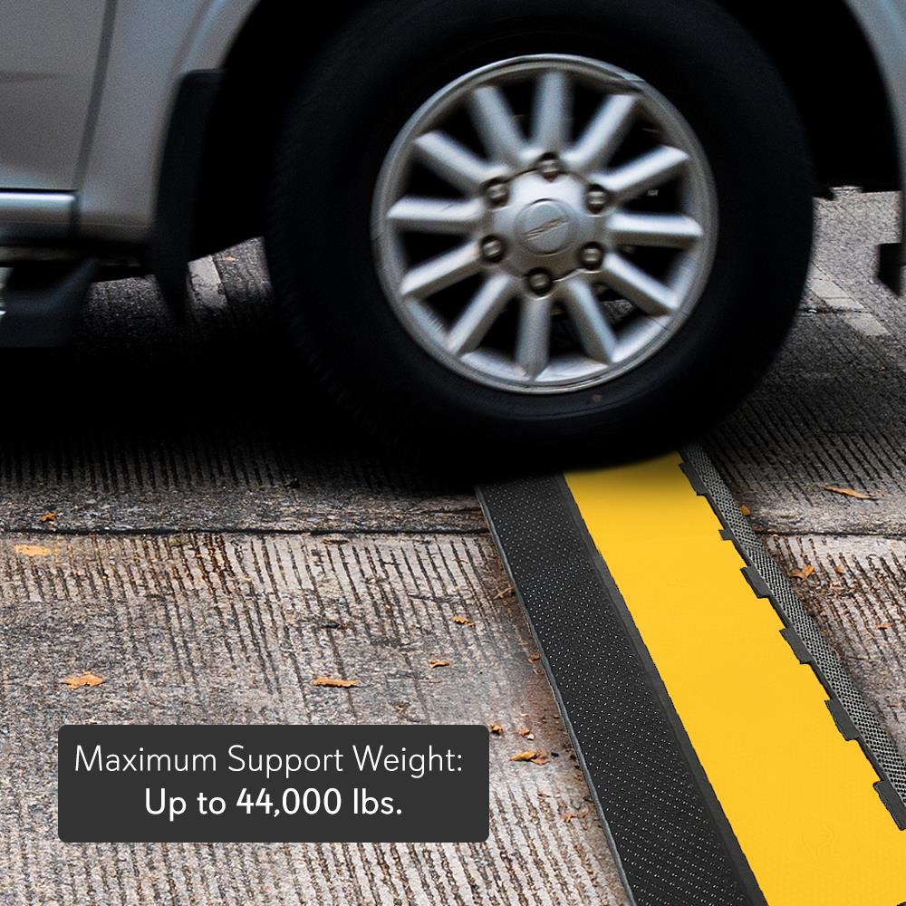 product image number 4 for Pyle Protective Cable & Wire Cover Ramp Track