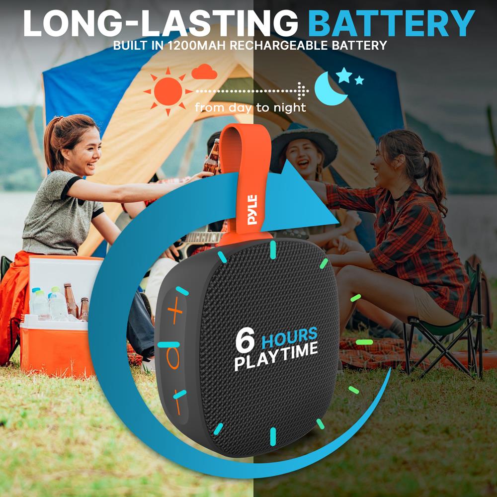 product image number 6 for Pyle Portable Wireless Bt Streaming Mini Spea