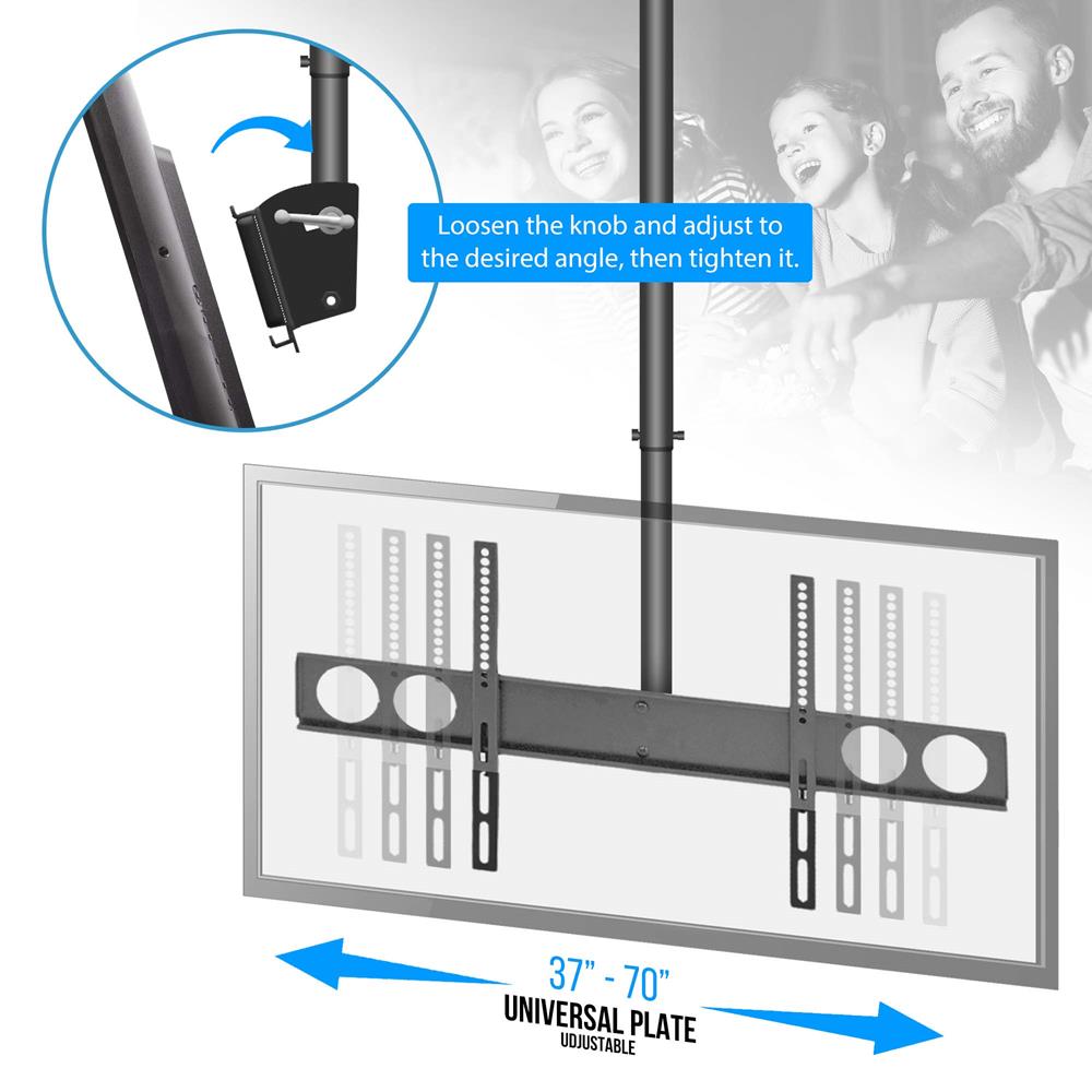 product image number 7 for Pyle Tv Ceiling Mount (For Tvs 37''-70'')