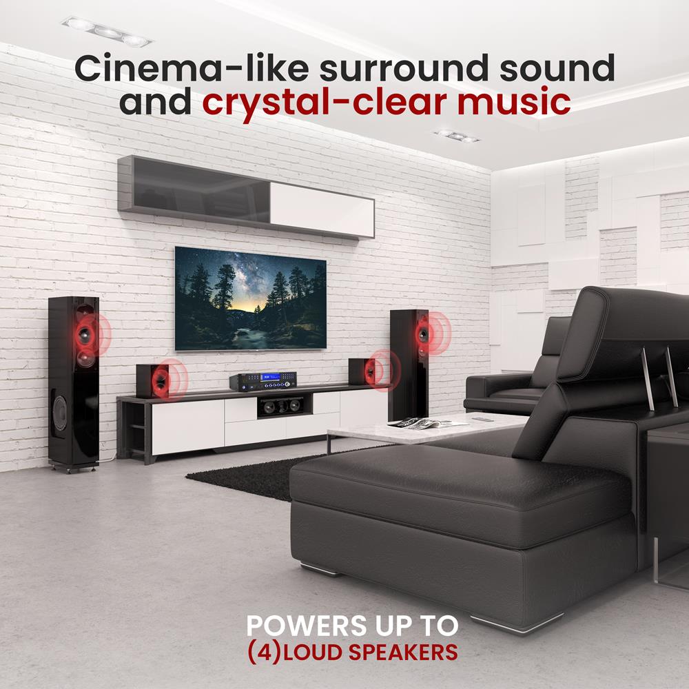 product image number 3 for Pyle Wireless Bt Home Theater Amplifier Recei