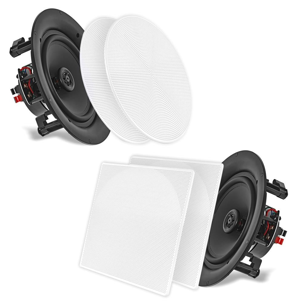 product image number 1 for Pyle 5.25'' Home In-Wall / Ceiling Speakers