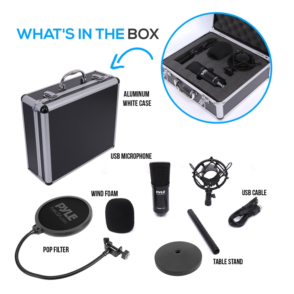 product image number 10 for Pyle Usb Podcast Microphone Kit