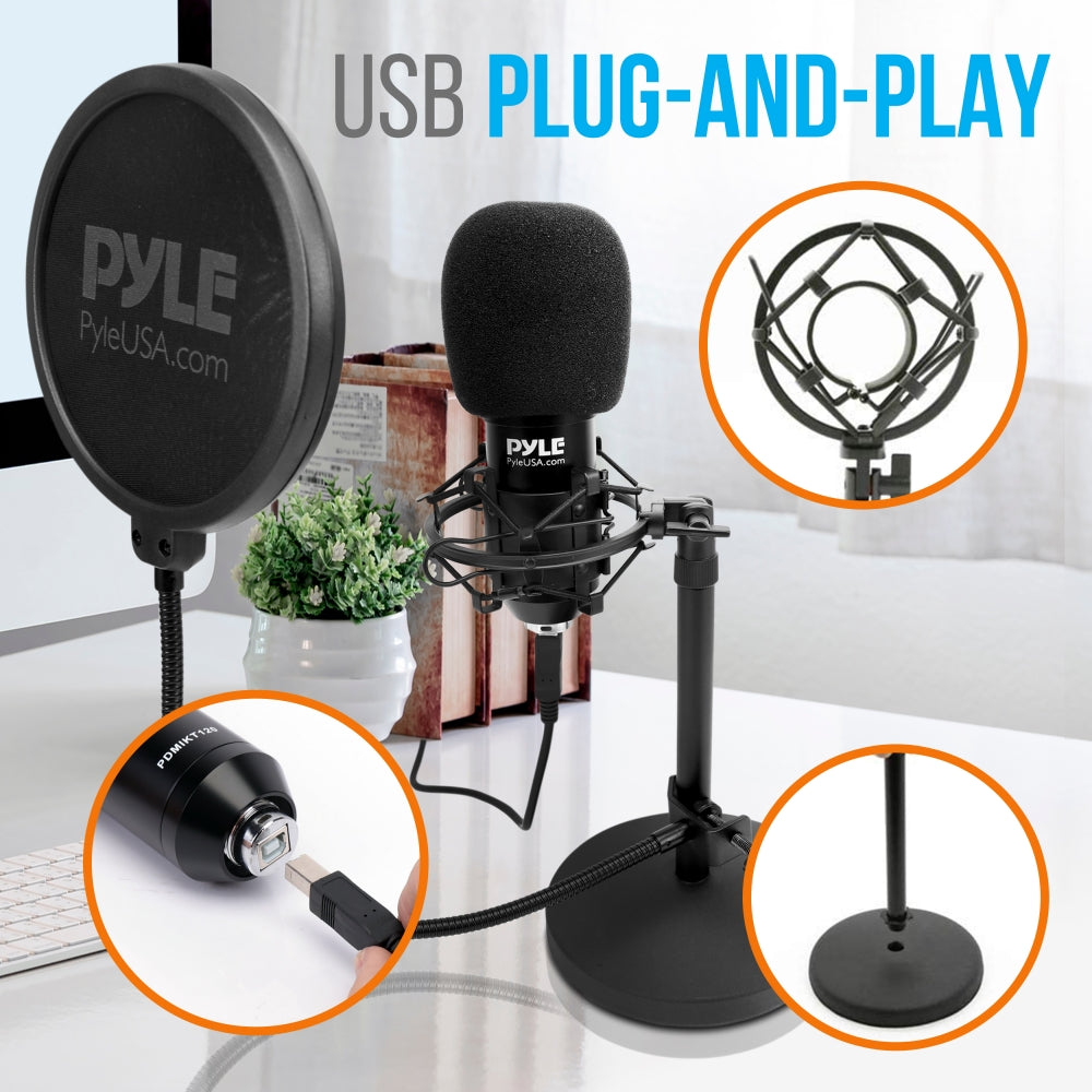 product image number 8 for Pyle Usb Podcast Microphone Kit