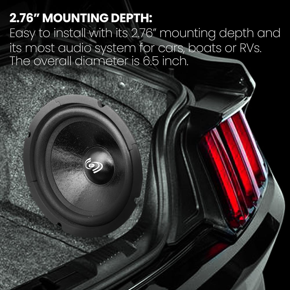 product image number 6 for Pyle 6.5'' High Power Midrange Driver