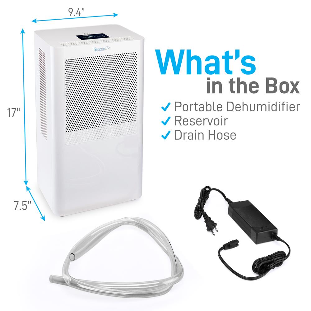 product image number 7 for SereneLife Portable Dehumidifier