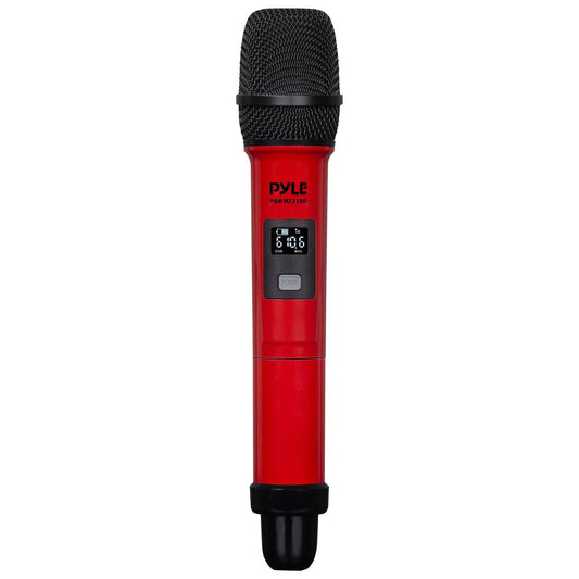 Wireless Mic System 4-Channel UHF Low Distortion Red