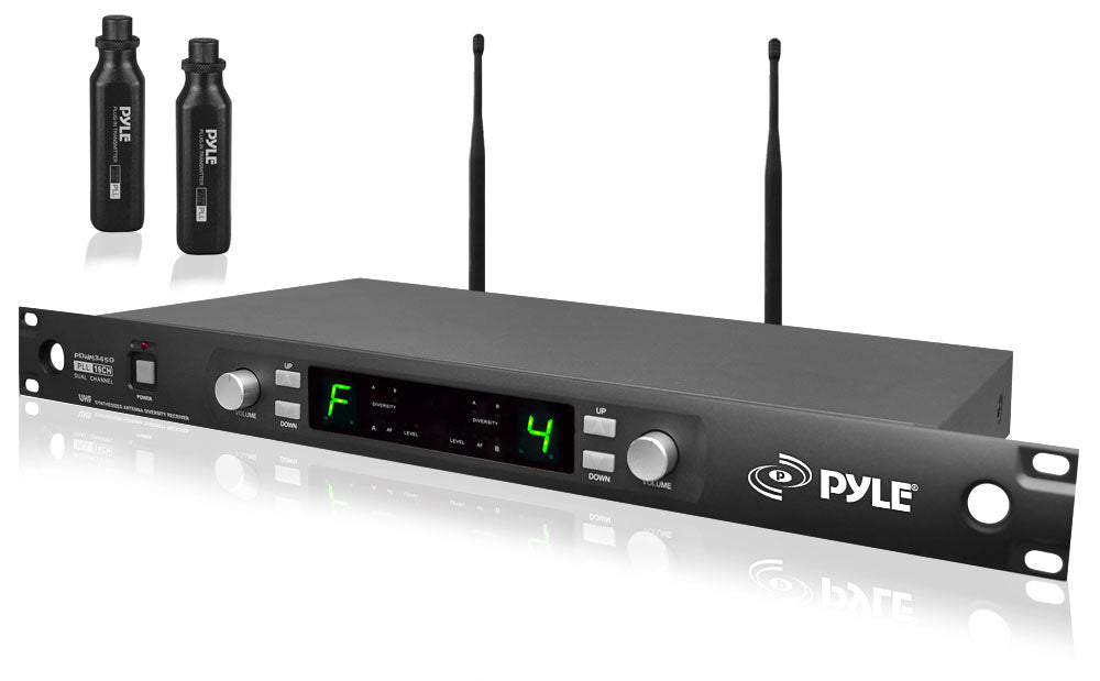 product image number 1 for Pyle 2-Ch. Wireless Microphone System