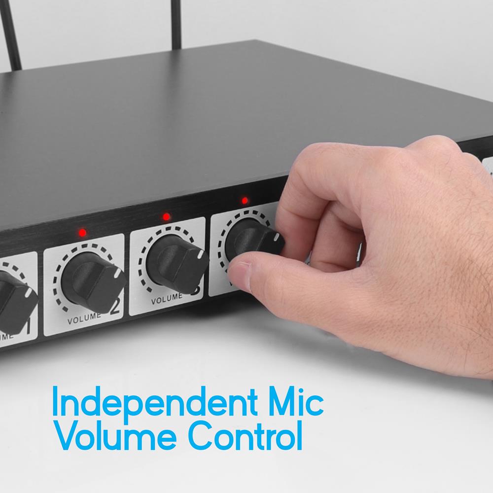 product image number 2 for Pyle 8-Ch. Wireless Microphone System