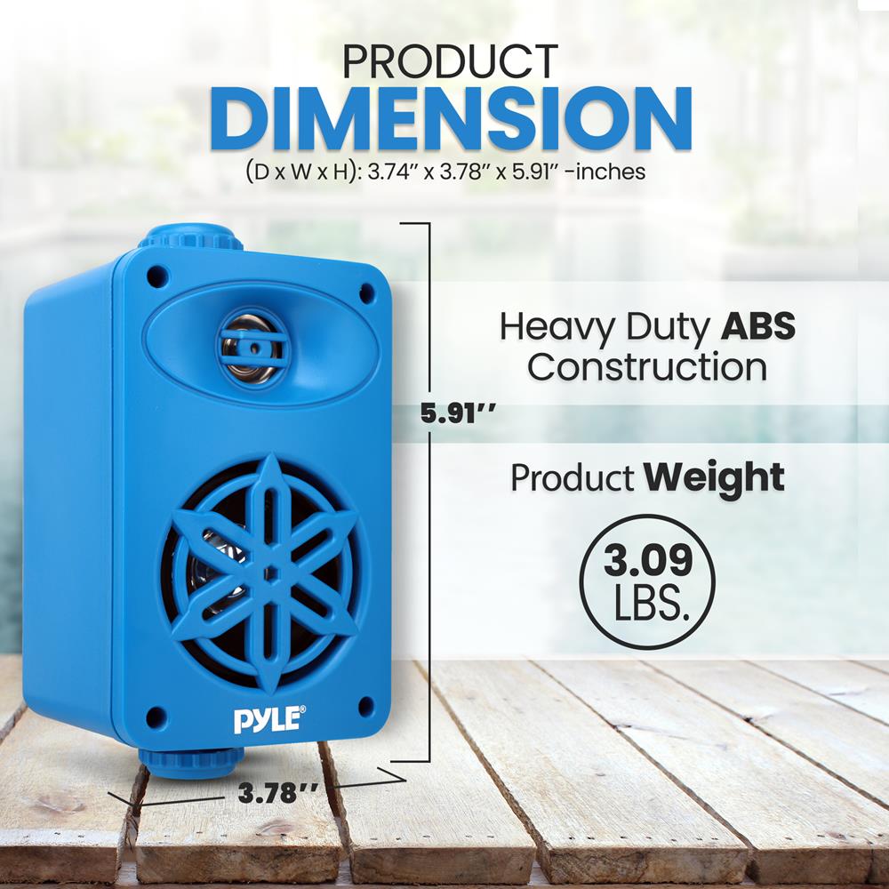 product image number 3 for Pyle 2-Way Indoor/Outdoor Speaker System